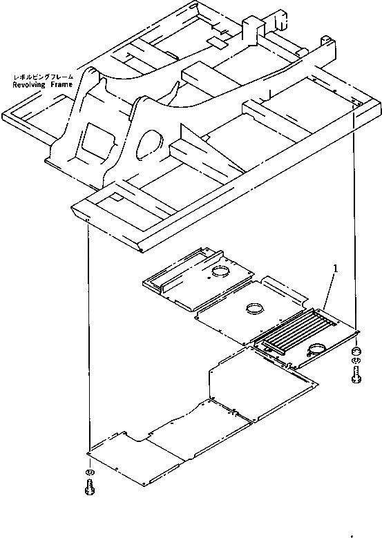 Крышка 20K-54-12150 Komatsu