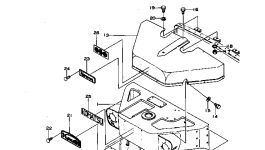 Защитный кожух 267-10-13200 Komatsu