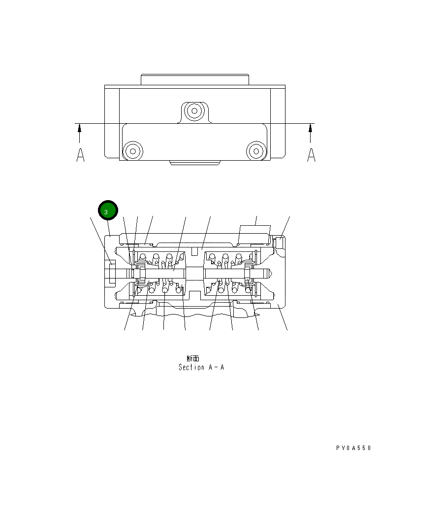 Крышка UC1100546969 Komatsu
