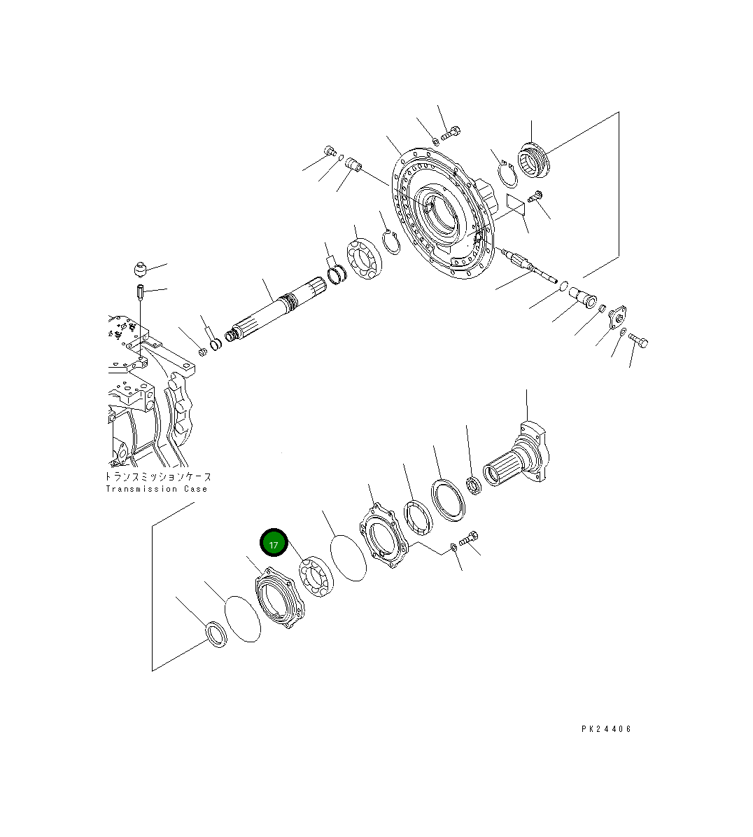Подшипник 06040-06216 Komatsu