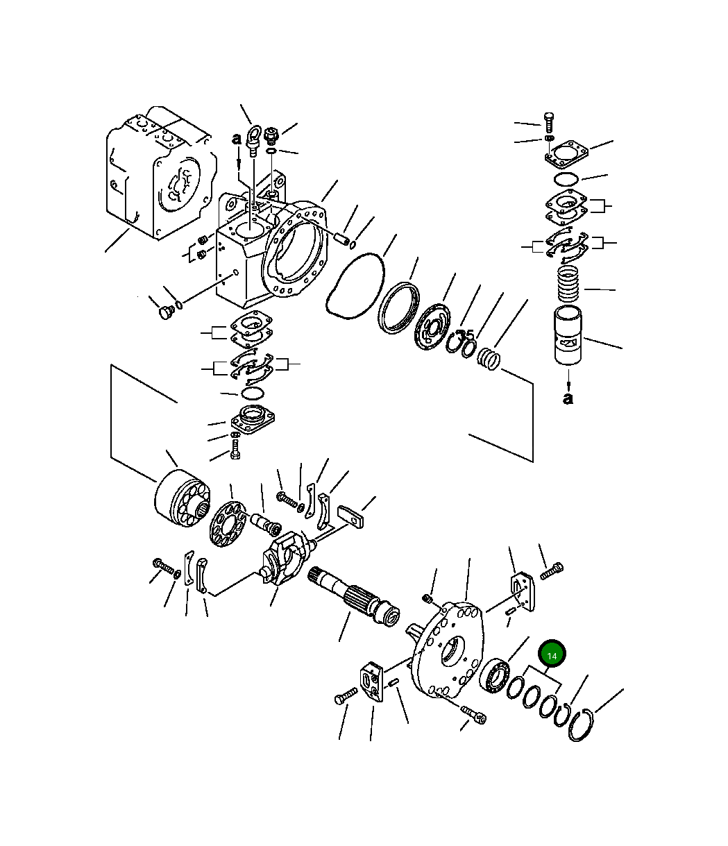 Подшипник 708-25-12731 Komatsu