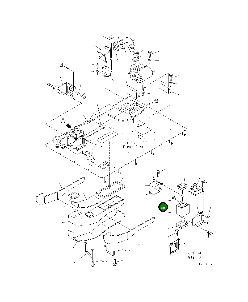 Рычаг 56B-07-14180 Komatsu