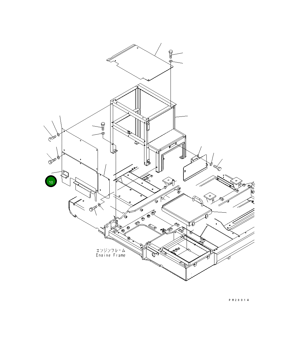 Крышка 8298-54-1871 Komatsu