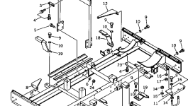 Кронштейн M721145006770 Komatsu