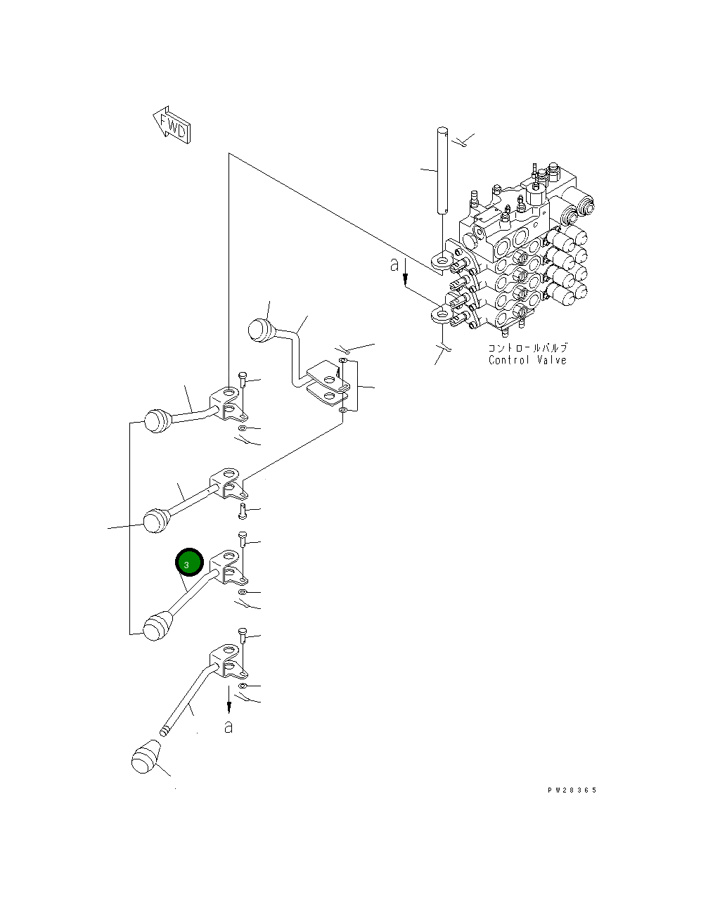 Рычаг MH355-3218700 Komatsu
