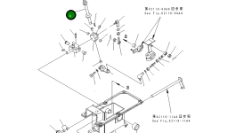 Рычаг 14X-43-11115 Komatsu