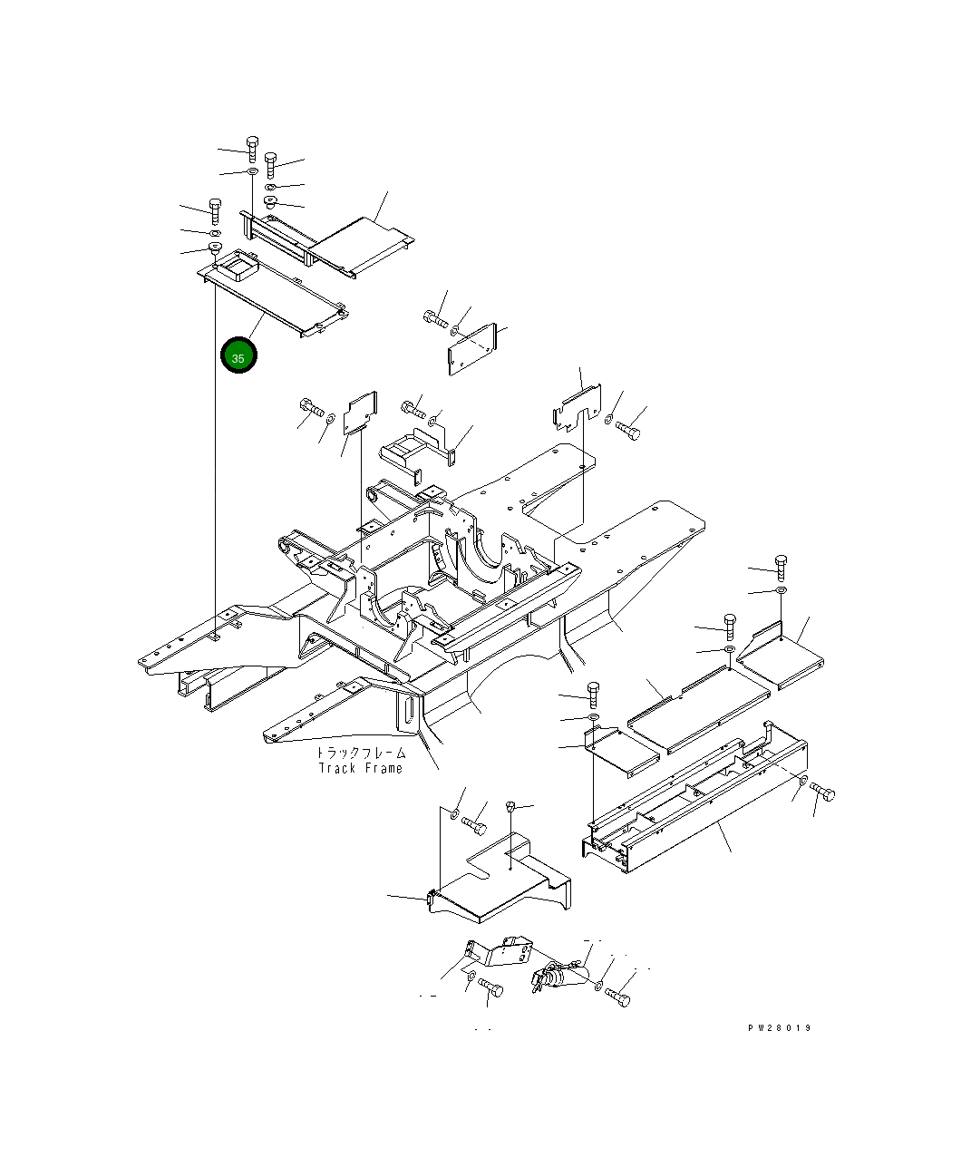 Крышка 8298-54-1513 Komatsu