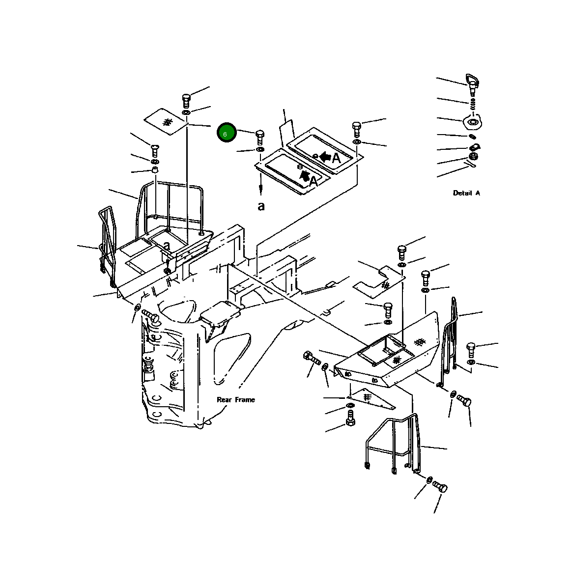 Крышка 427-54-12770  Komatsu
