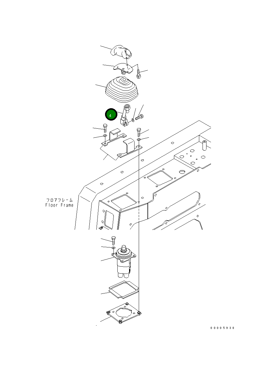 Рычаг 14X-43-34310 Komatsu