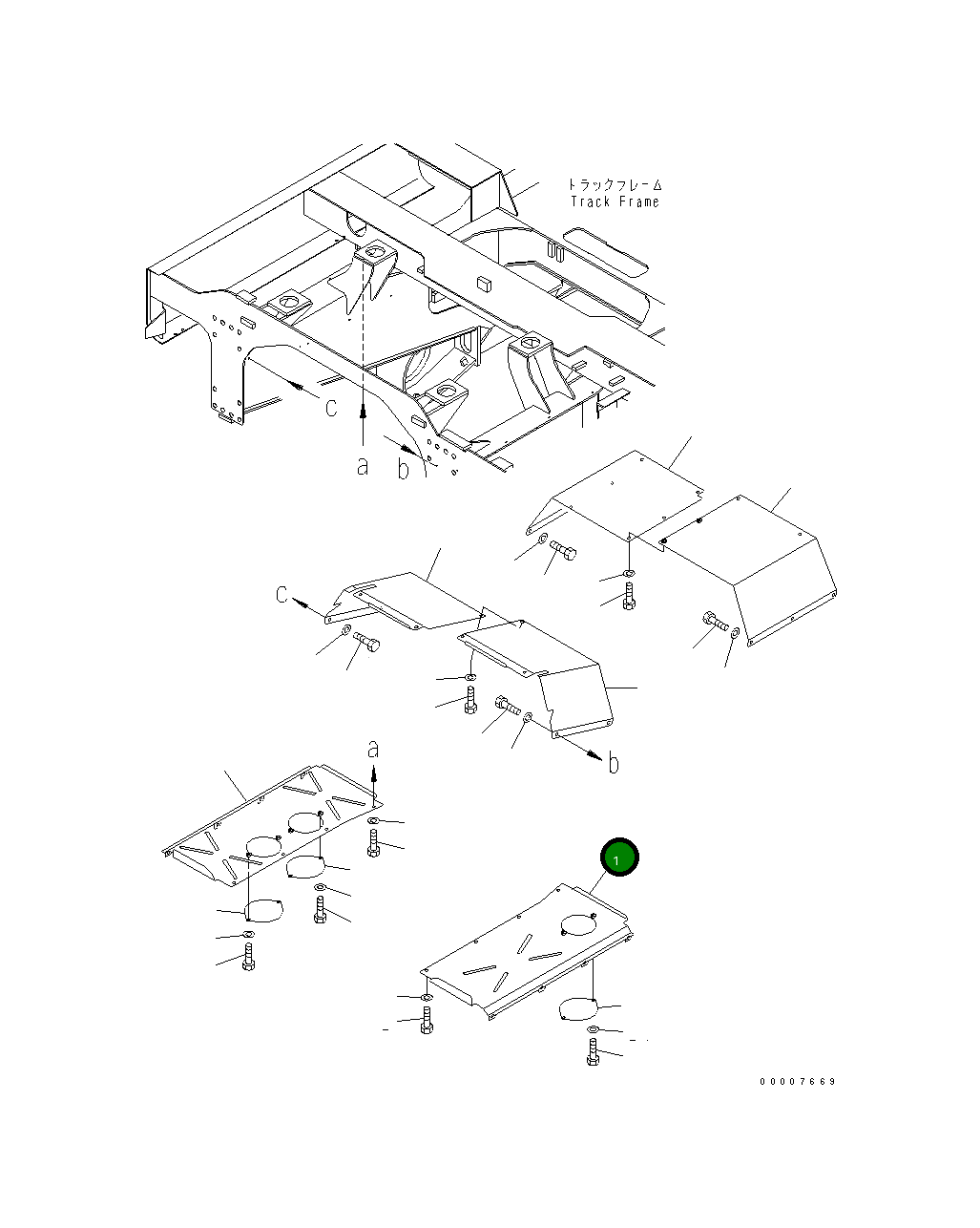 Крышка 8296-54-1310  Komatsu