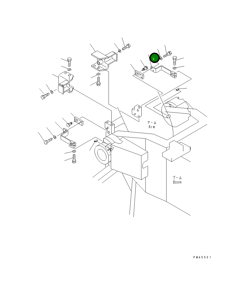 Рычаг 203-06-63330 Komatsu