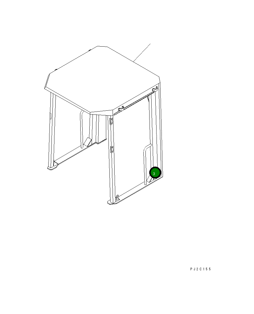 Рычаг 203-43-59360 Komatsu