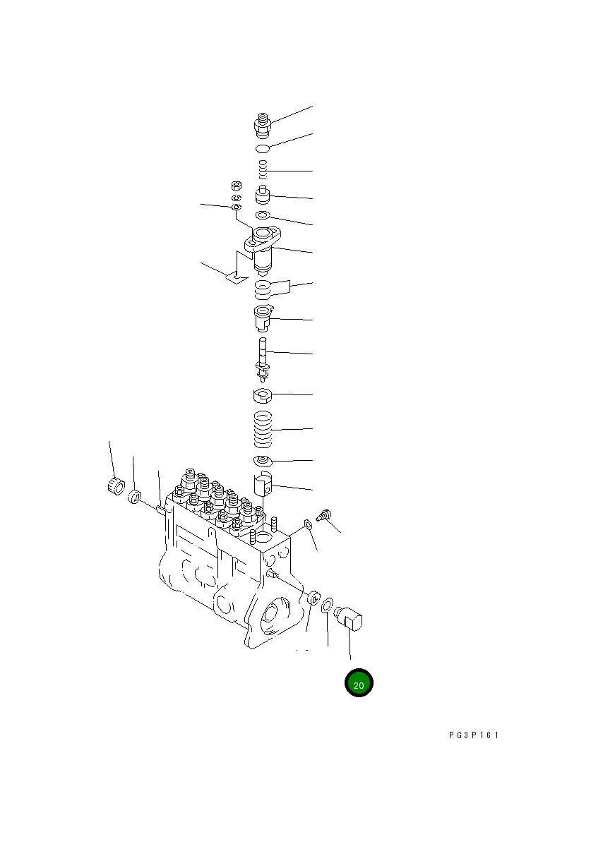 Крышка ND090018-0330 Komatsu