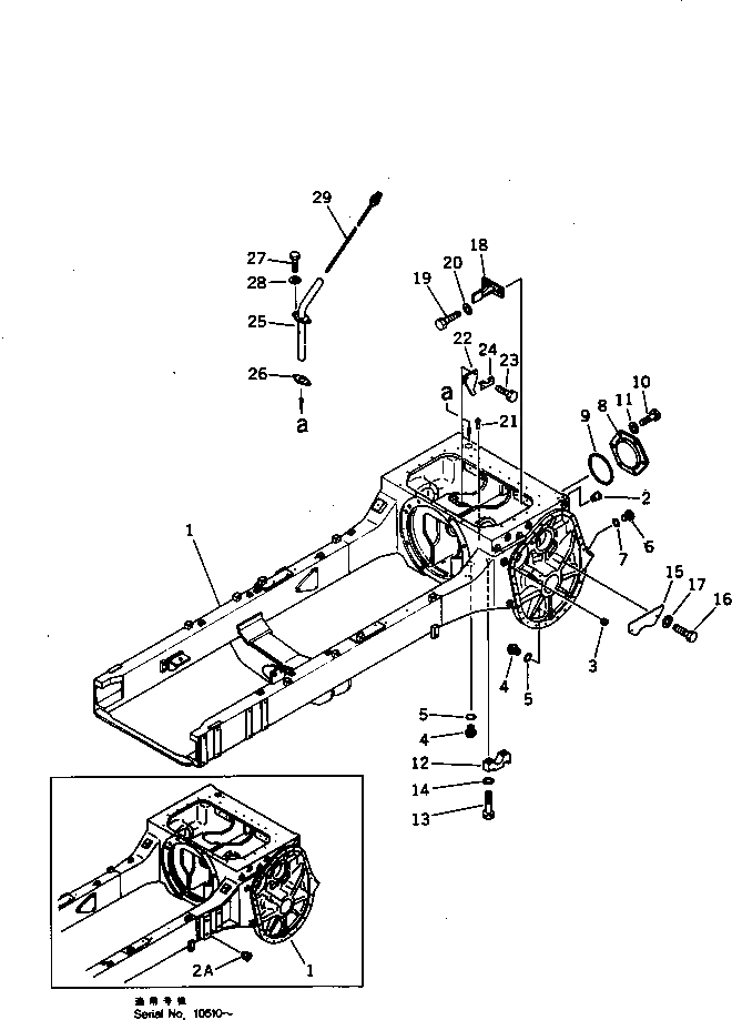 Крышка 120-21-31220 Komatsu