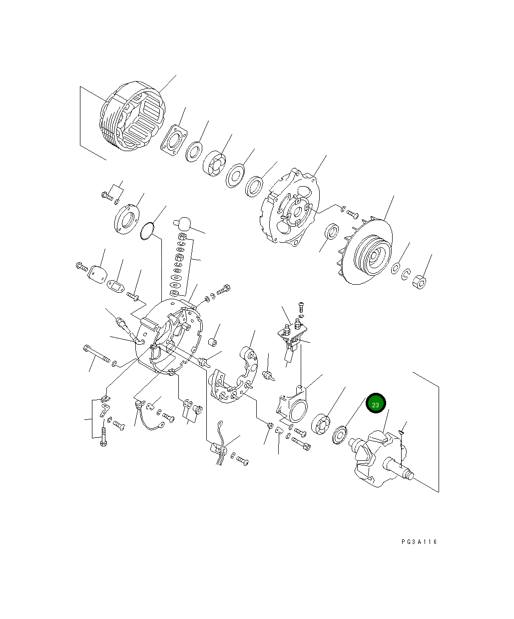 Крышка SD3409-12300X0 Komatsu