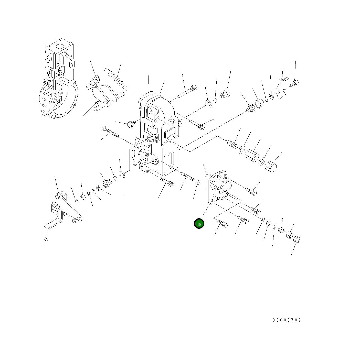 Крышка DK154063-84 Komatsu