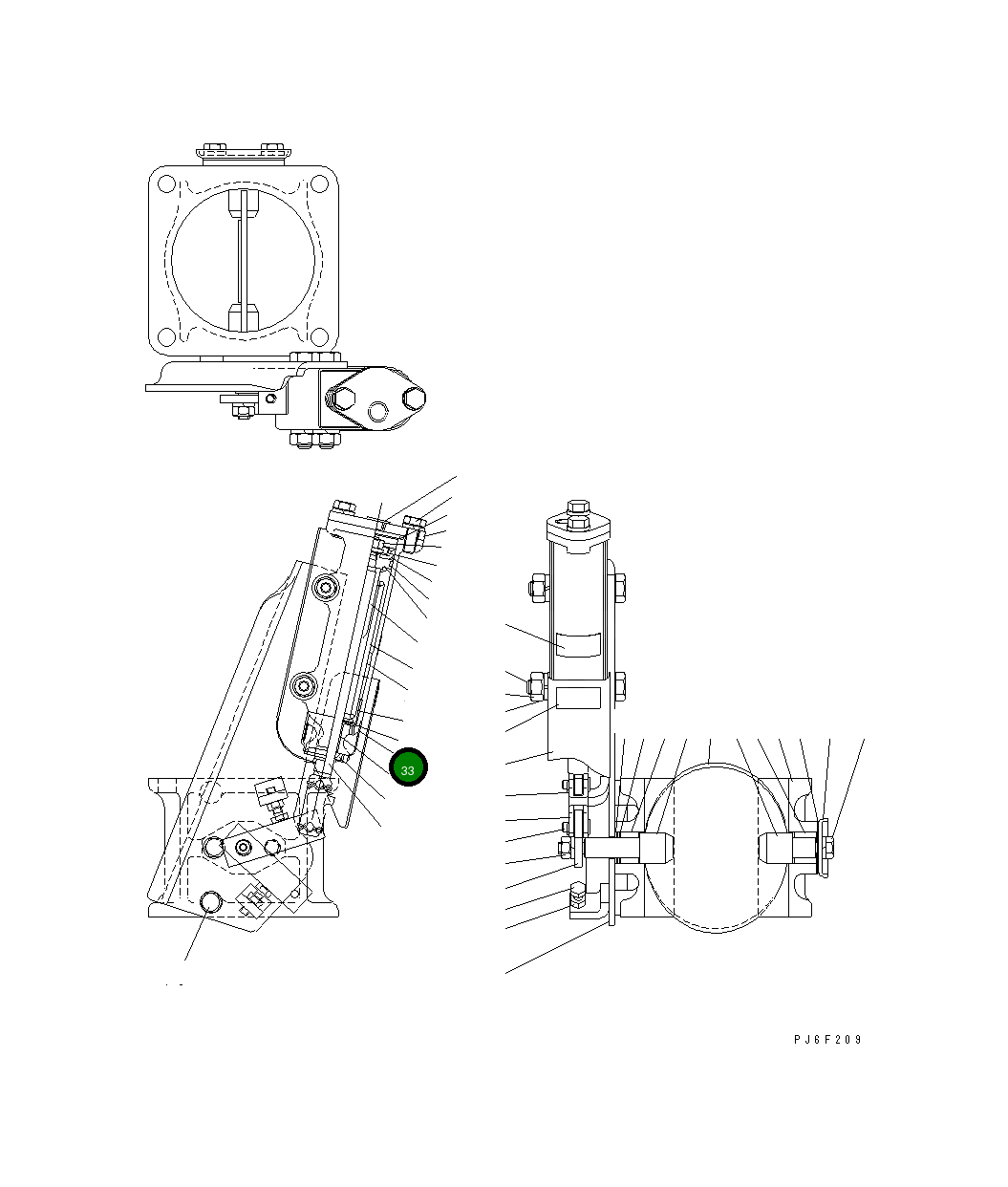 Крышка JK284-20401 Komatsu