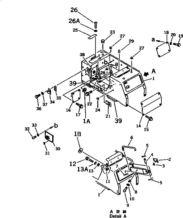 Крышка 120-54-33280 Komatsu