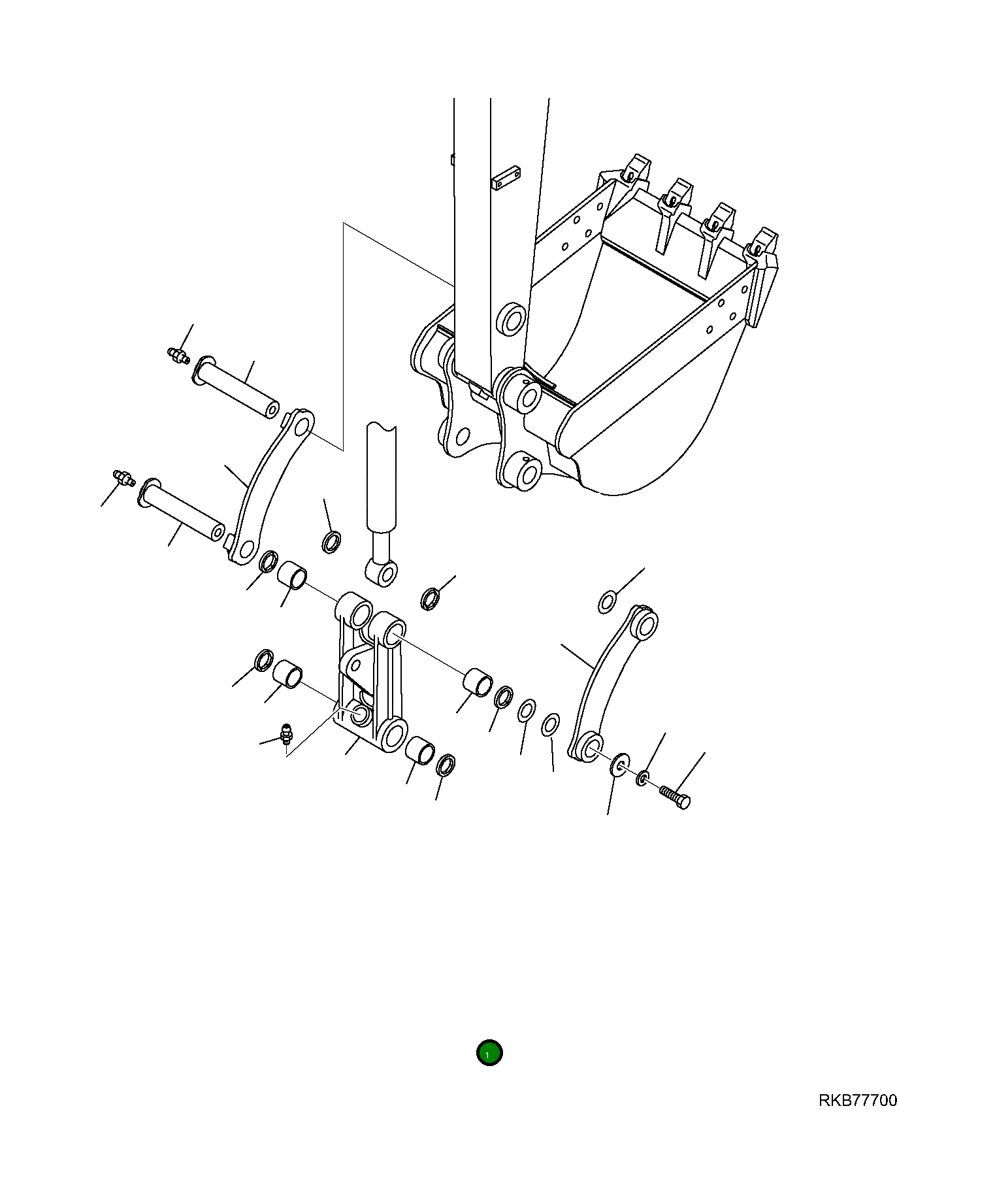 Рычаг 22L-09-R8940 Komatsu