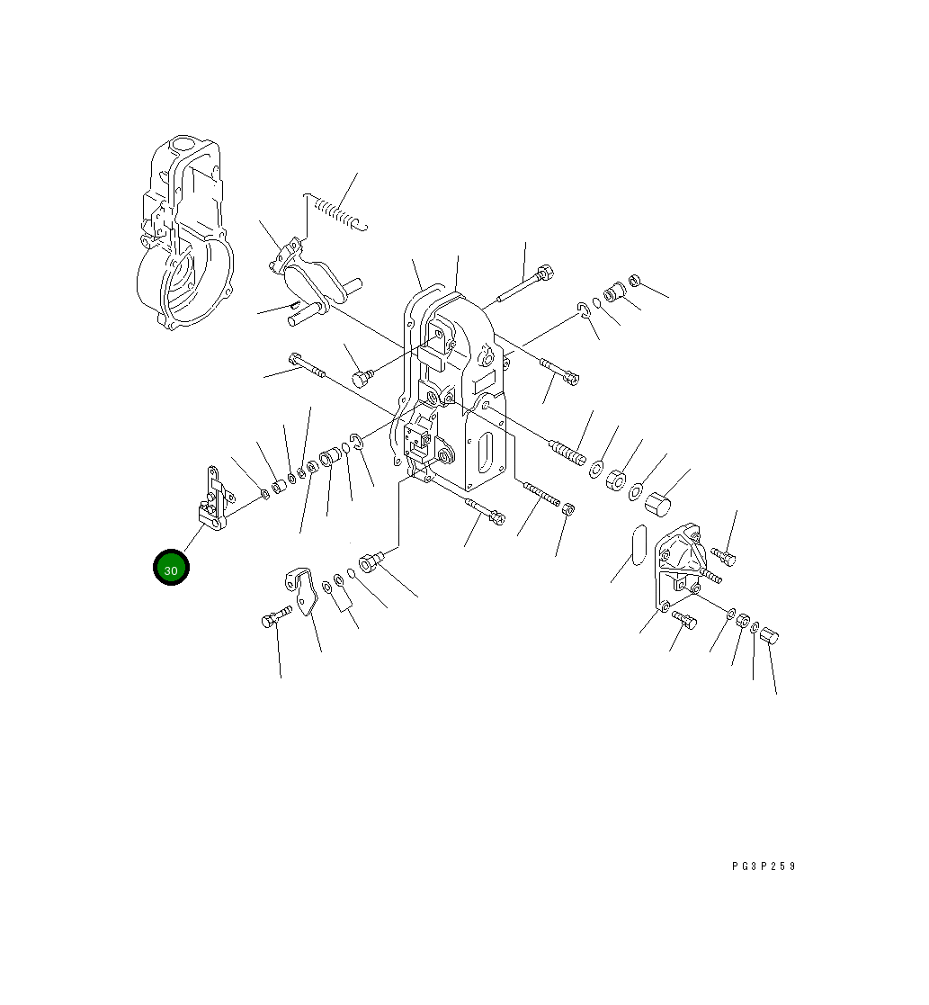 Рычаг DK154342-2820 Komatsu