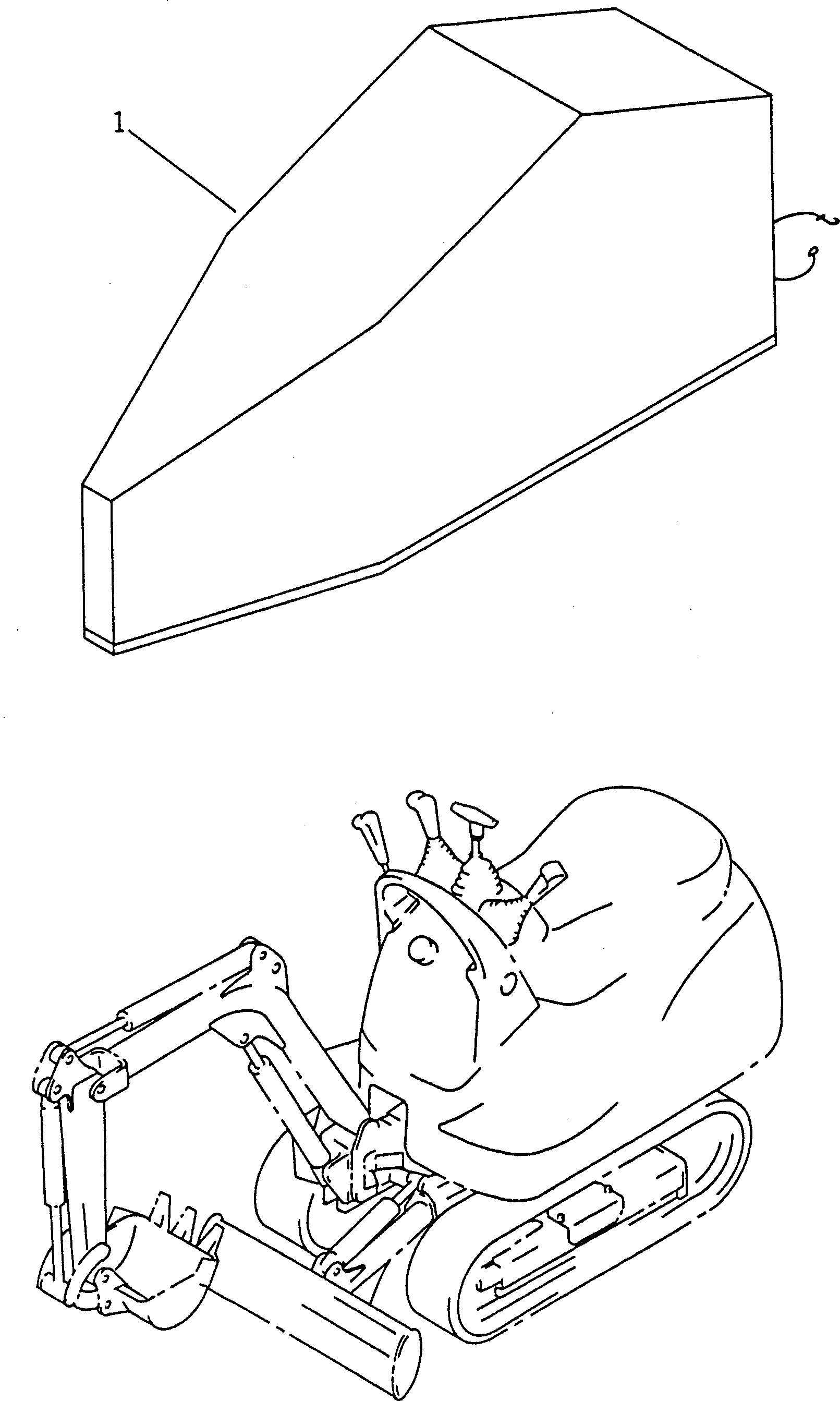 Крышка 21A-98-31110 Komatsu