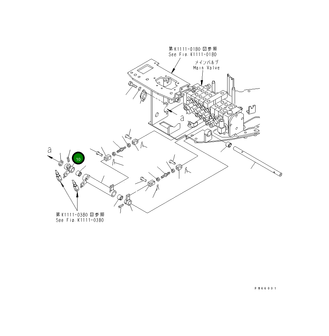 Рычаг 22F-43-17150 Komatsu