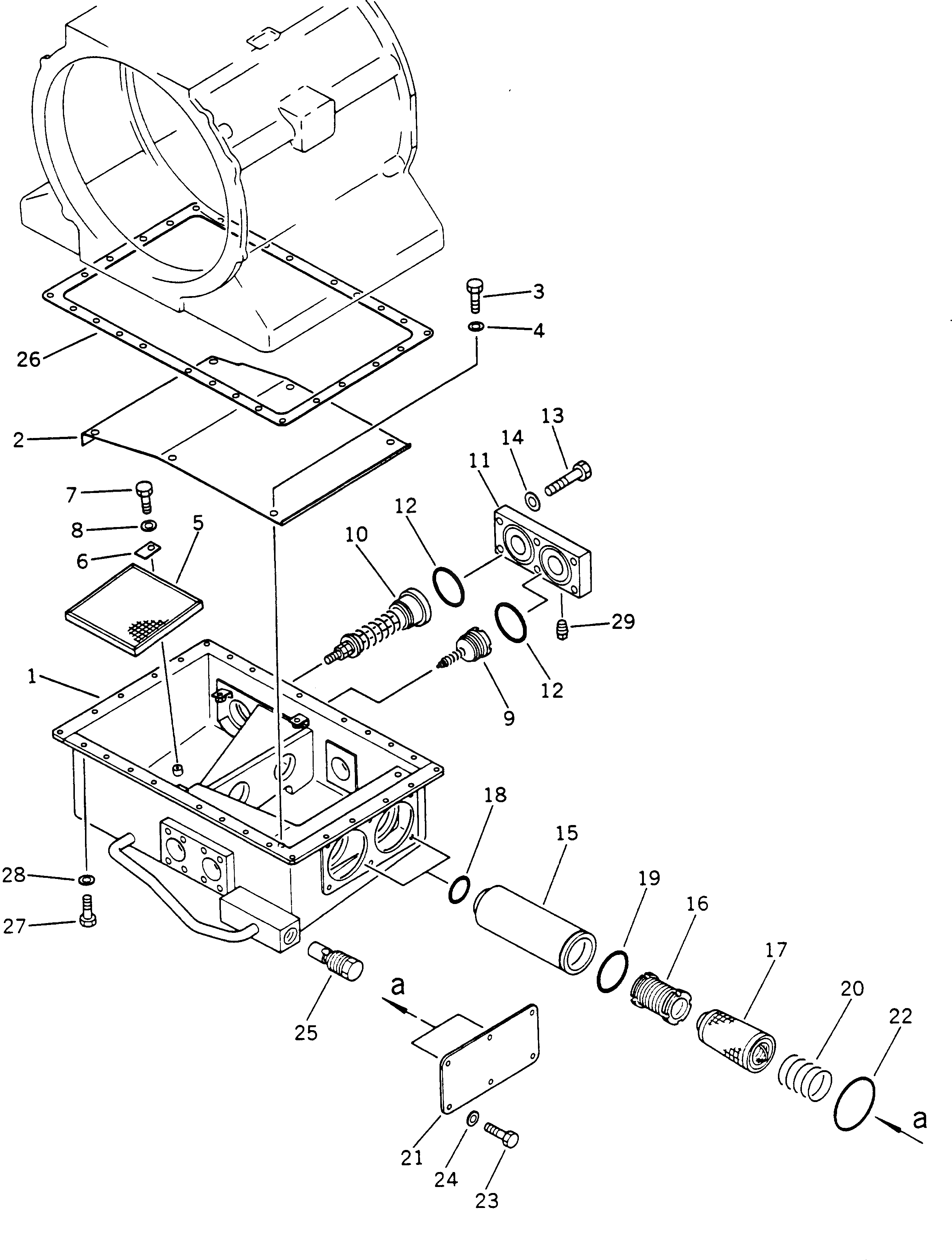 Бак 566-60-41111 Komatsu