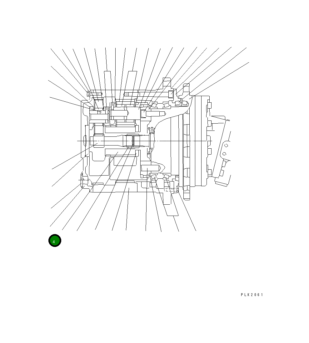 Крышка UC14781-4080 Komatsu