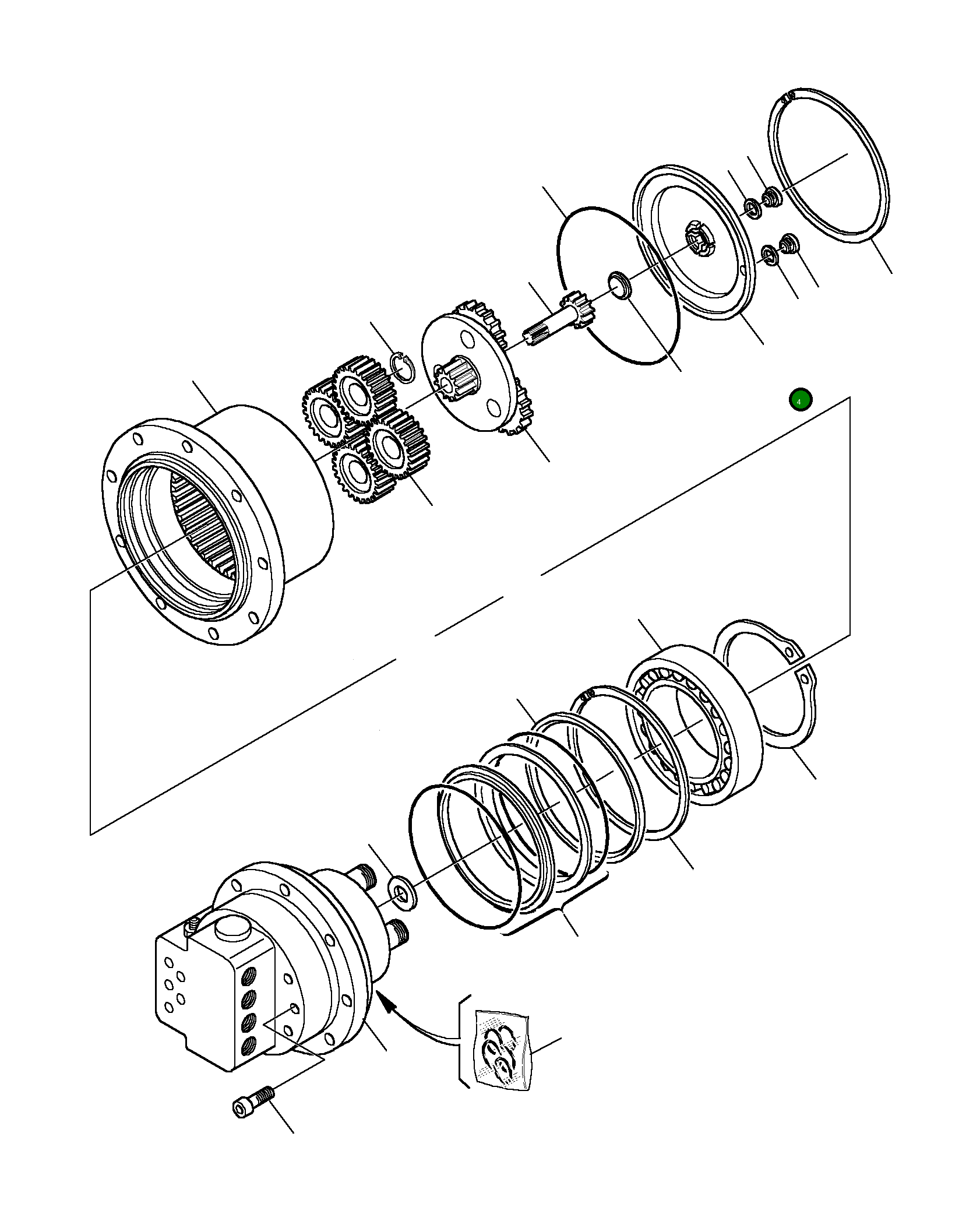 Крышка 843200547 Komatsu
