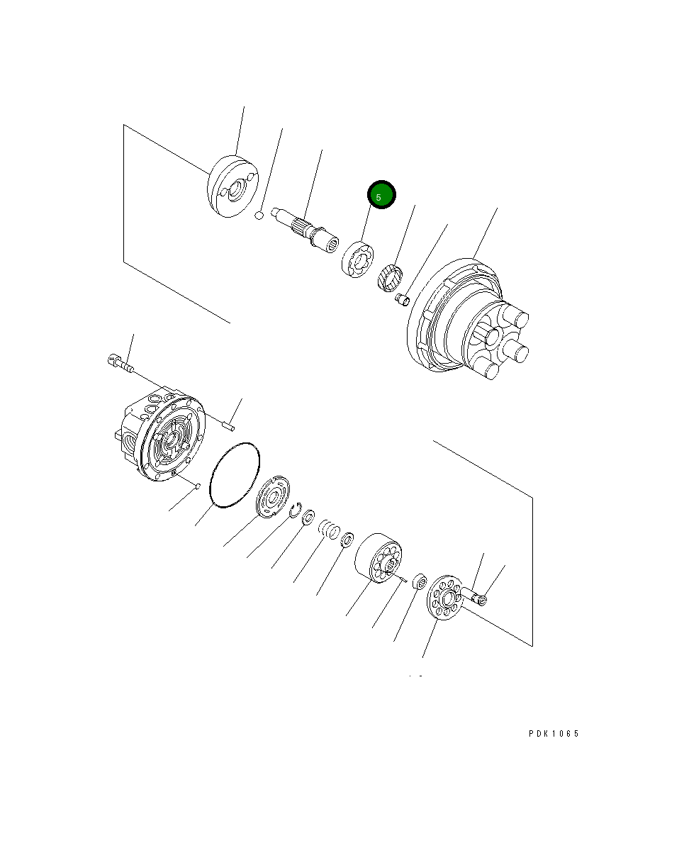 Подшипник 20W-60-12740 Komatsu