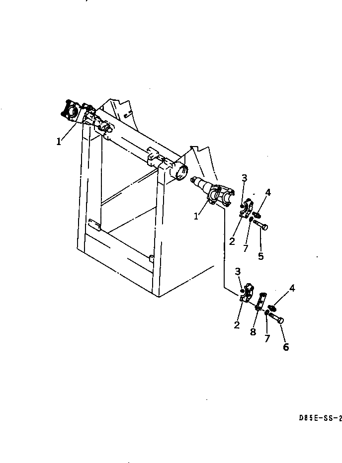 Крышка 14W-71-13110  Komatsu