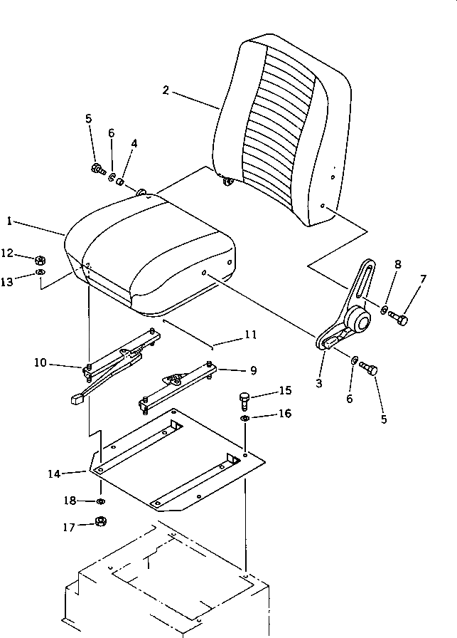 Крышка 20T-57-41110 Komatsu