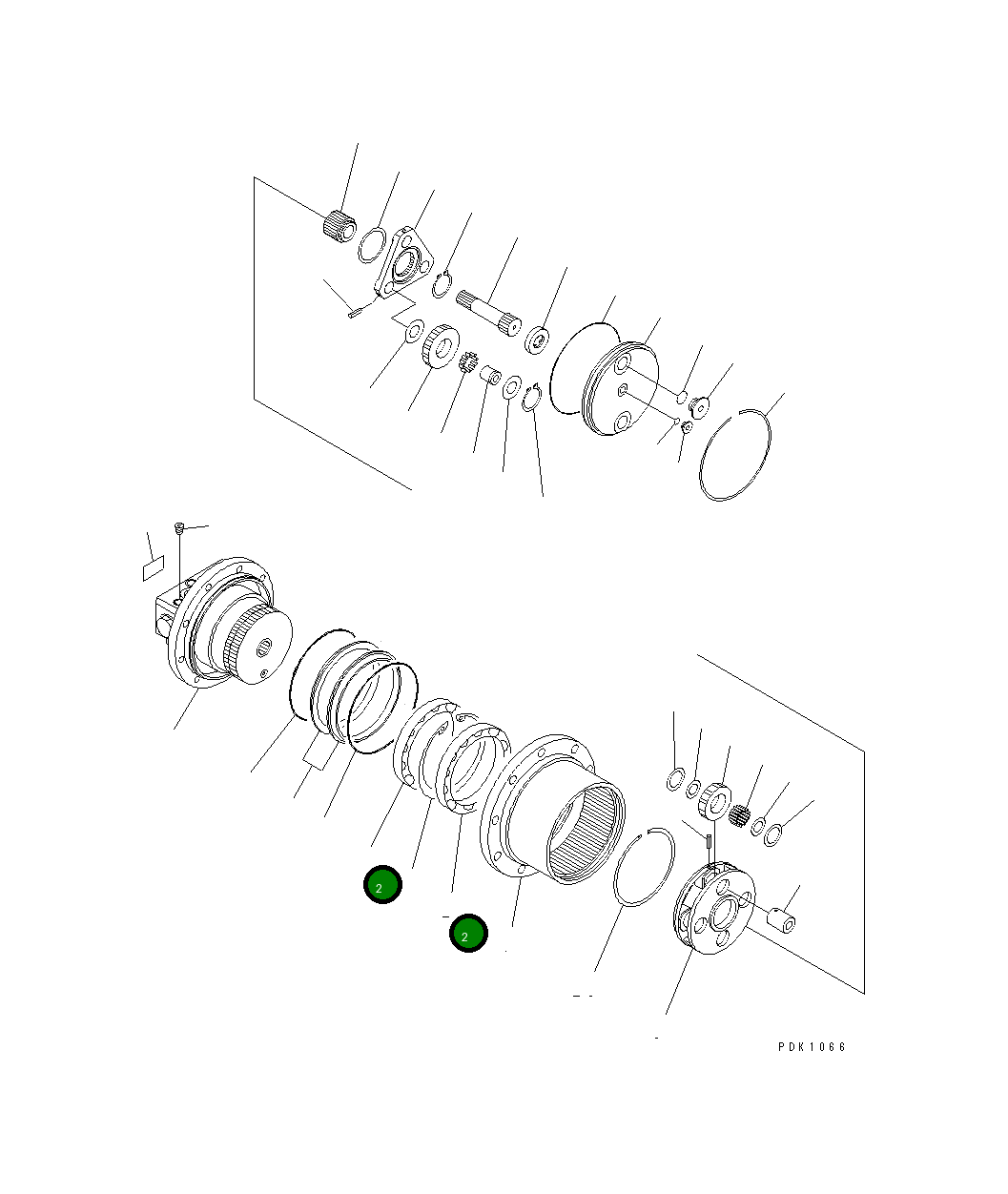 Подшипник FU140BA18 Komatsu