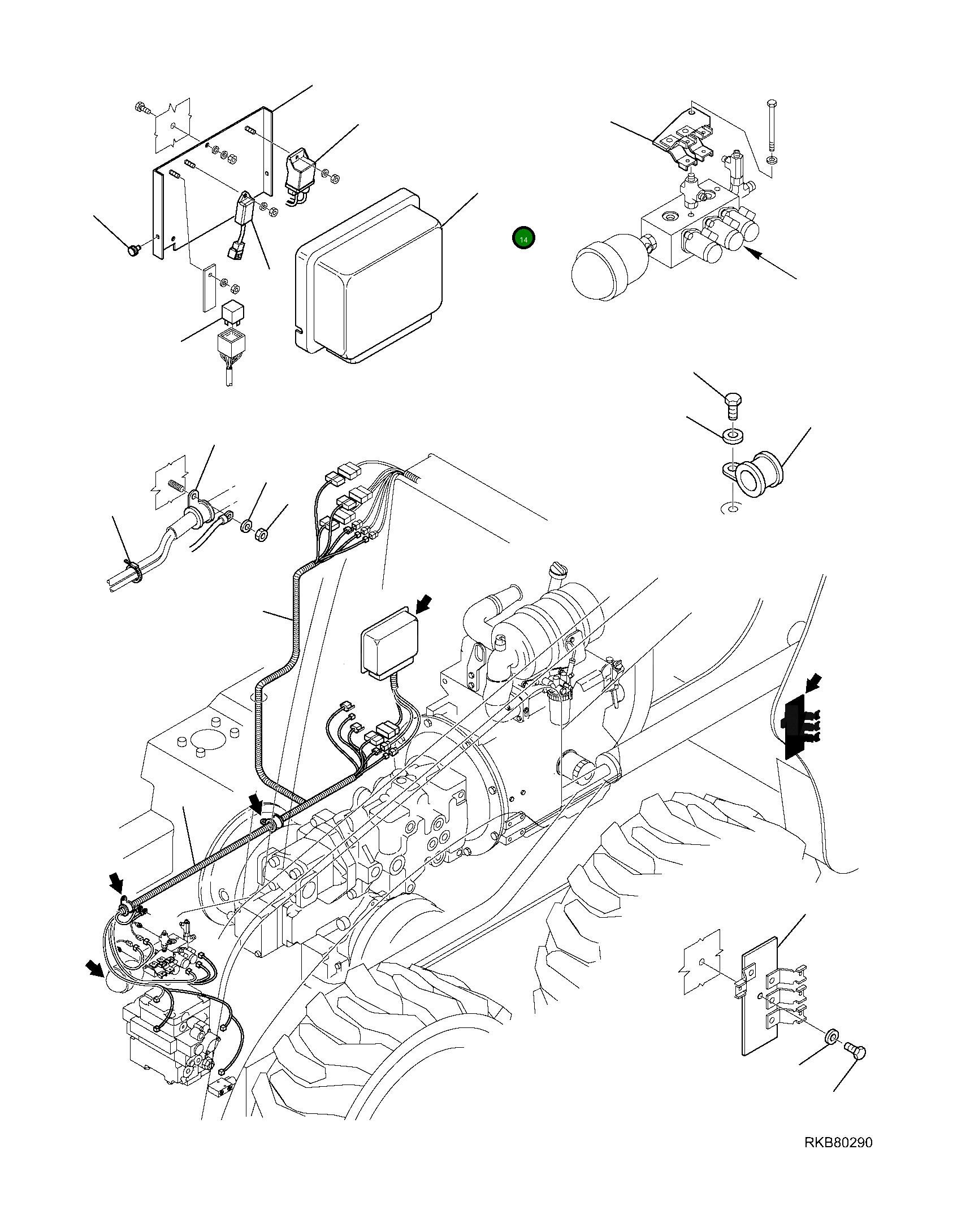 Крышка 22E-06-11551  Komatsu