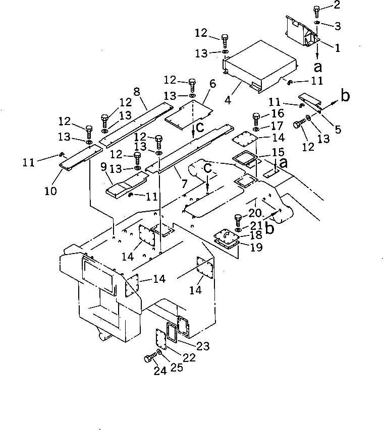 Крышка 262-06-54655 Komatsu