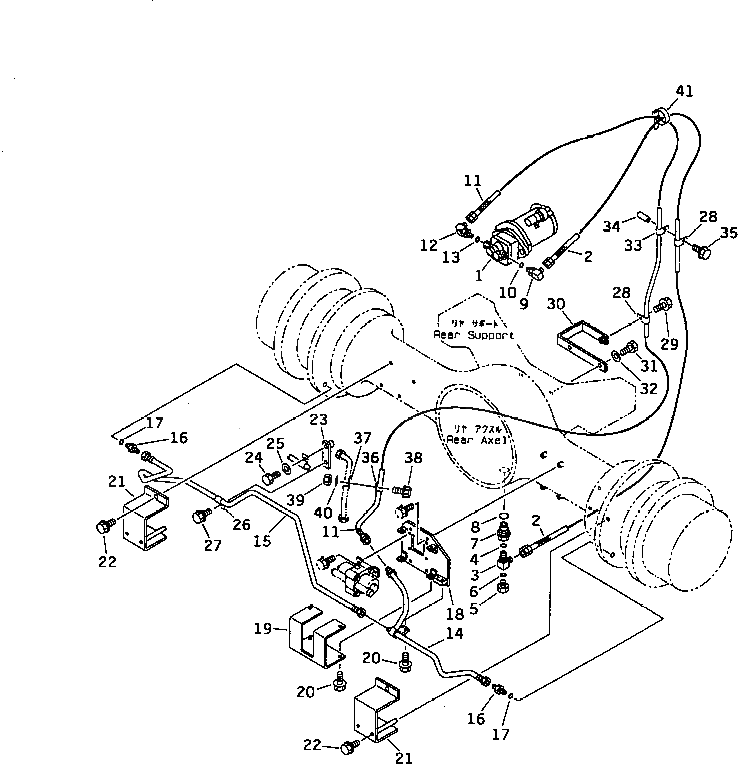 Крышка 421-U44-1221  Komatsu