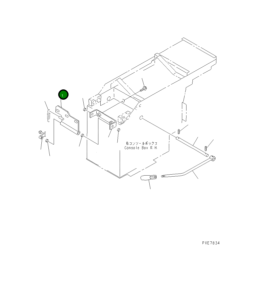 Рычаг 421-43-28152 Komatsu