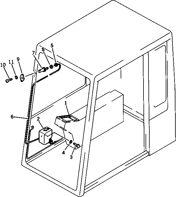 Крышка 203-54-42170 Komatsu