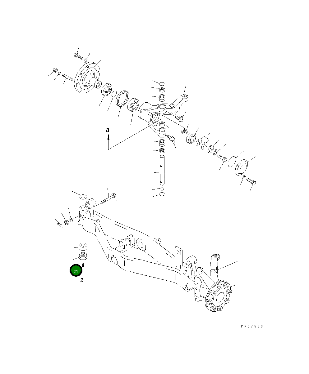 Подшипник 23D-27-11280  Komatsu