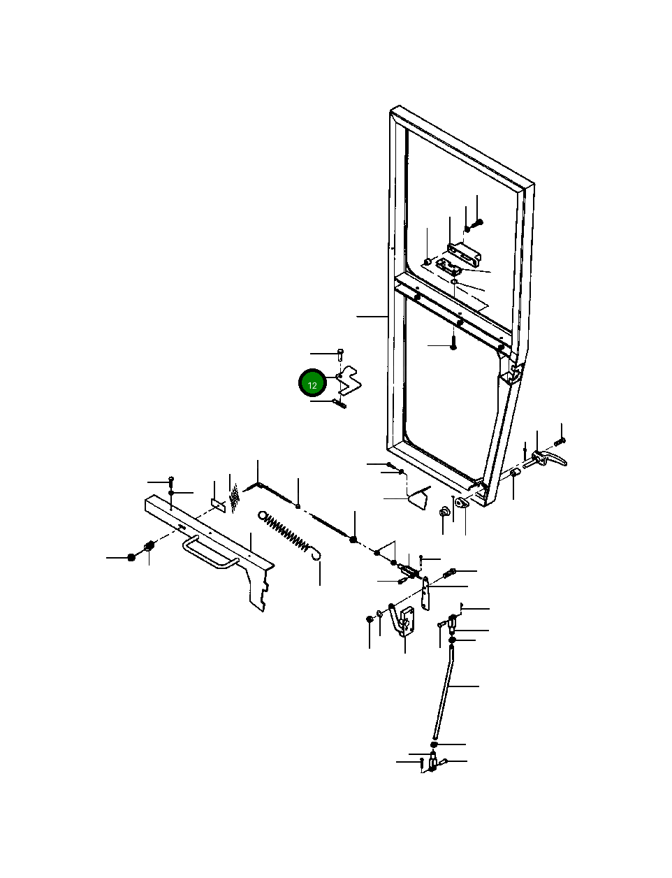 Рычаг 1282 455 H2 Komatsu