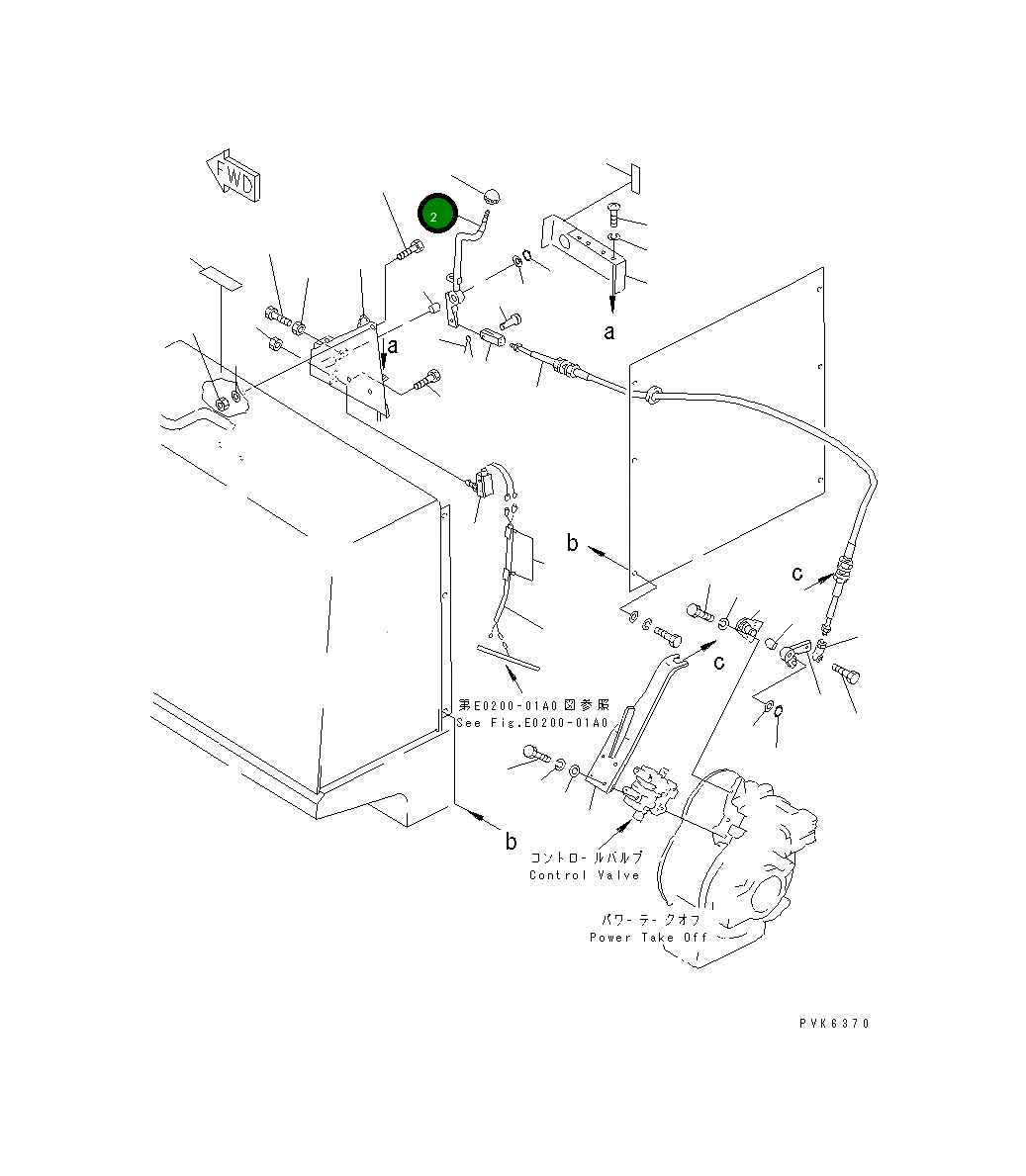 Рычаг 113-X56-3711 Komatsu