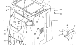 Крышка 419-54-15663  Komatsu