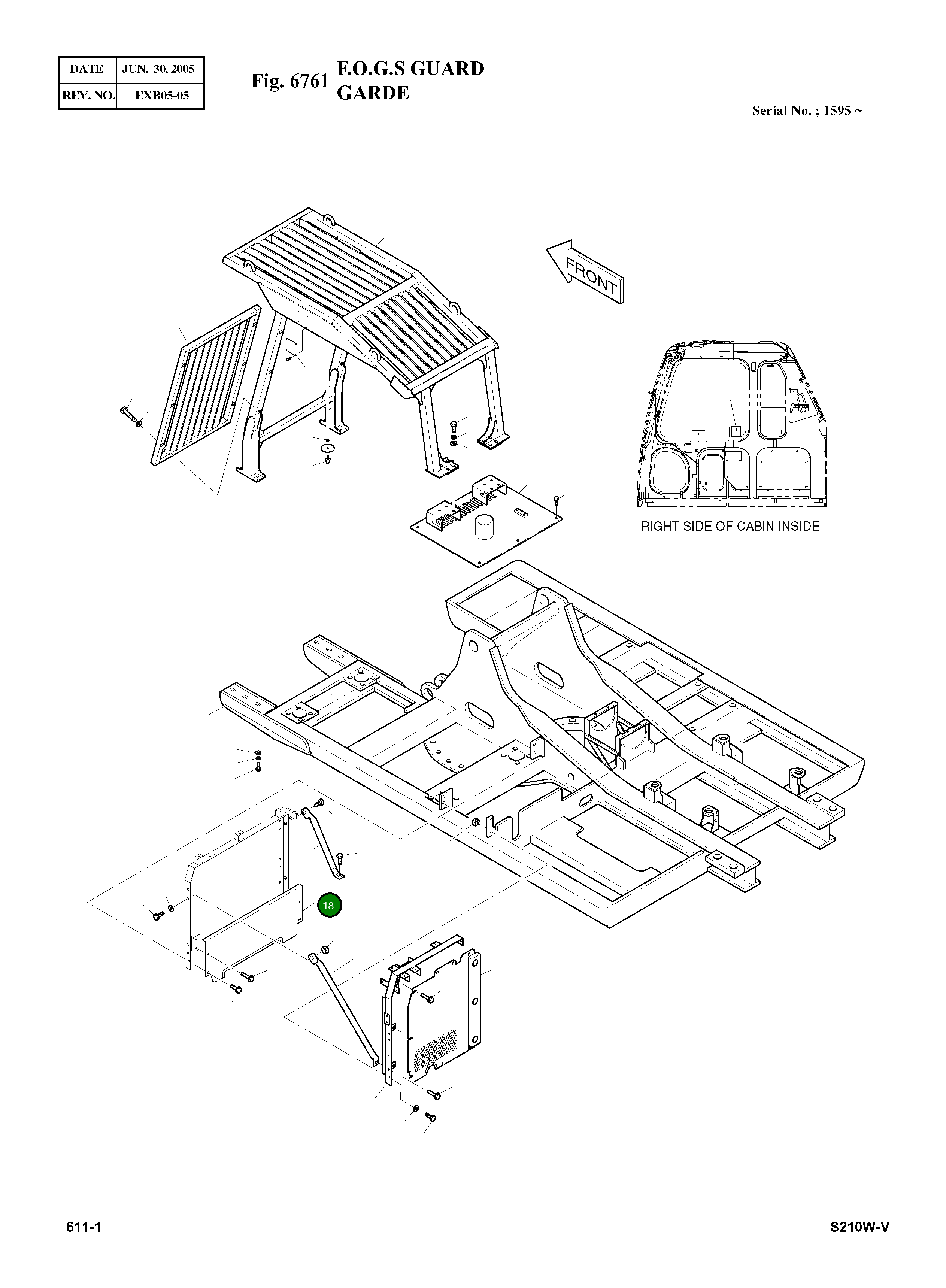 Крышка K1002898 Komatsu