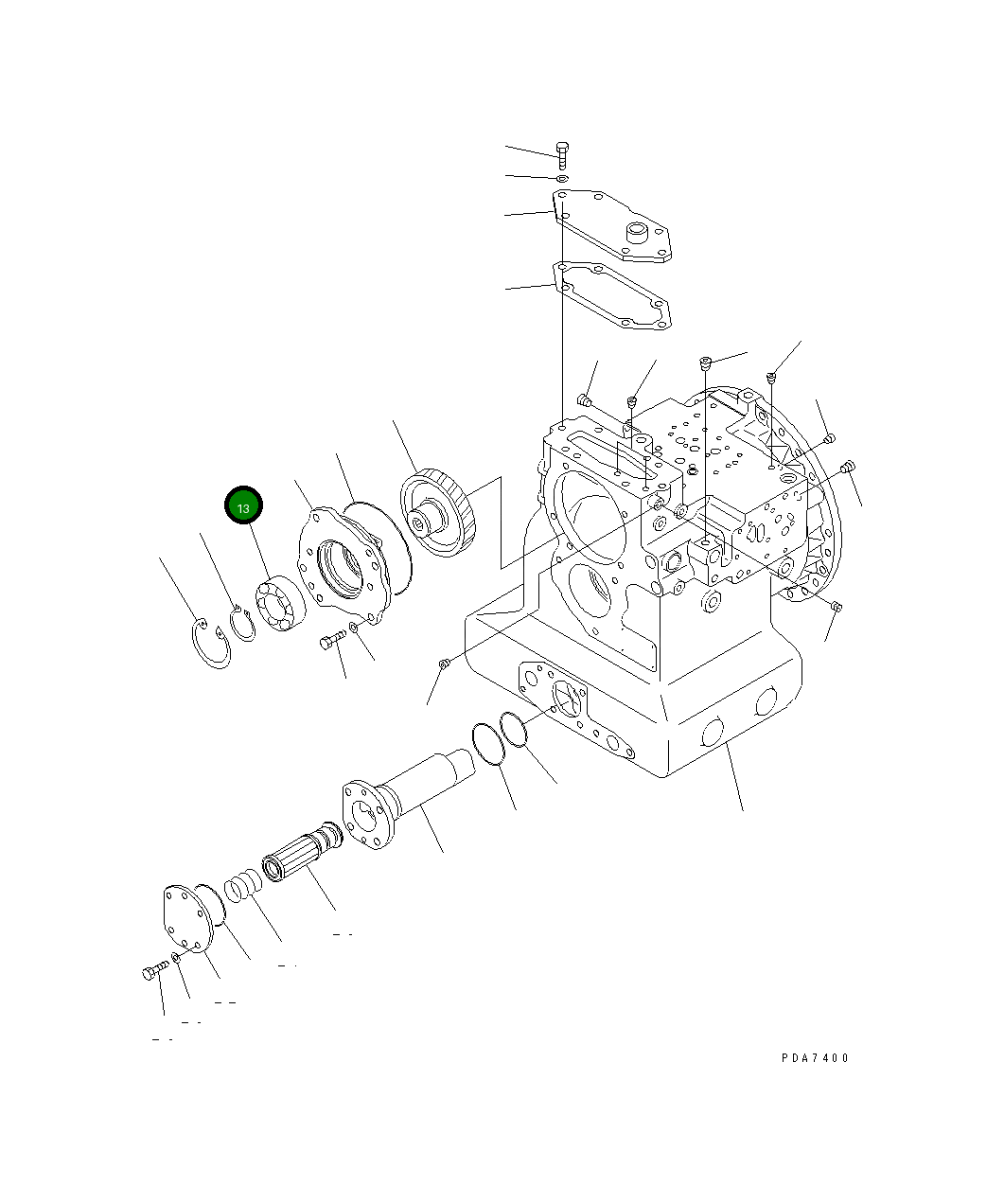 Подшипник 124-15-52850 Komatsu