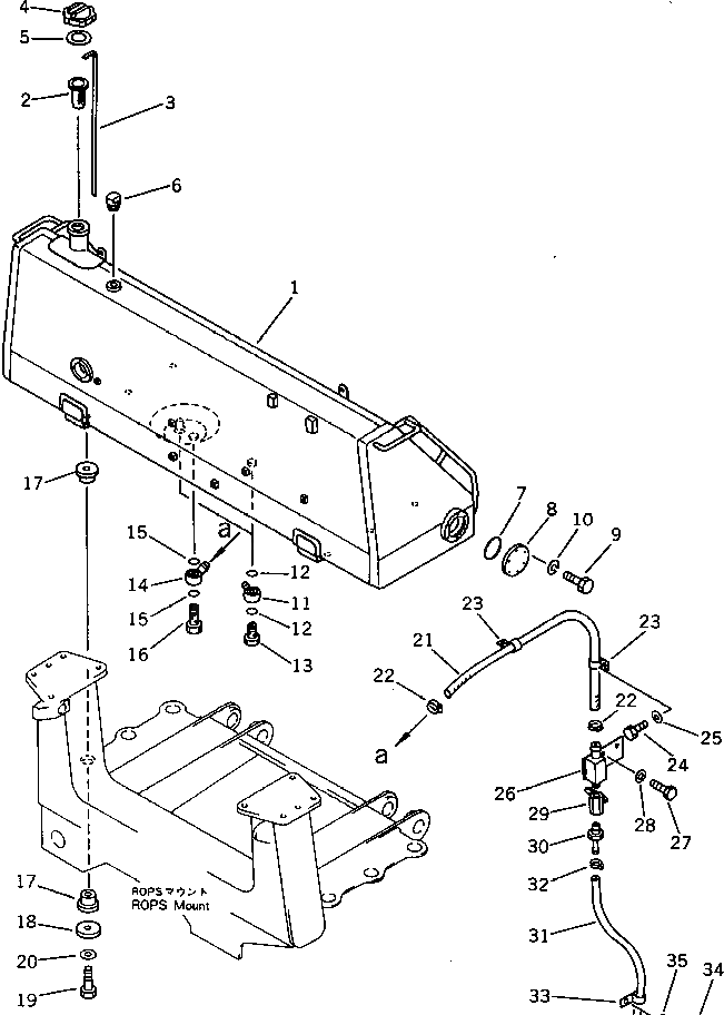 Крышка 195-04-31160 Komatsu