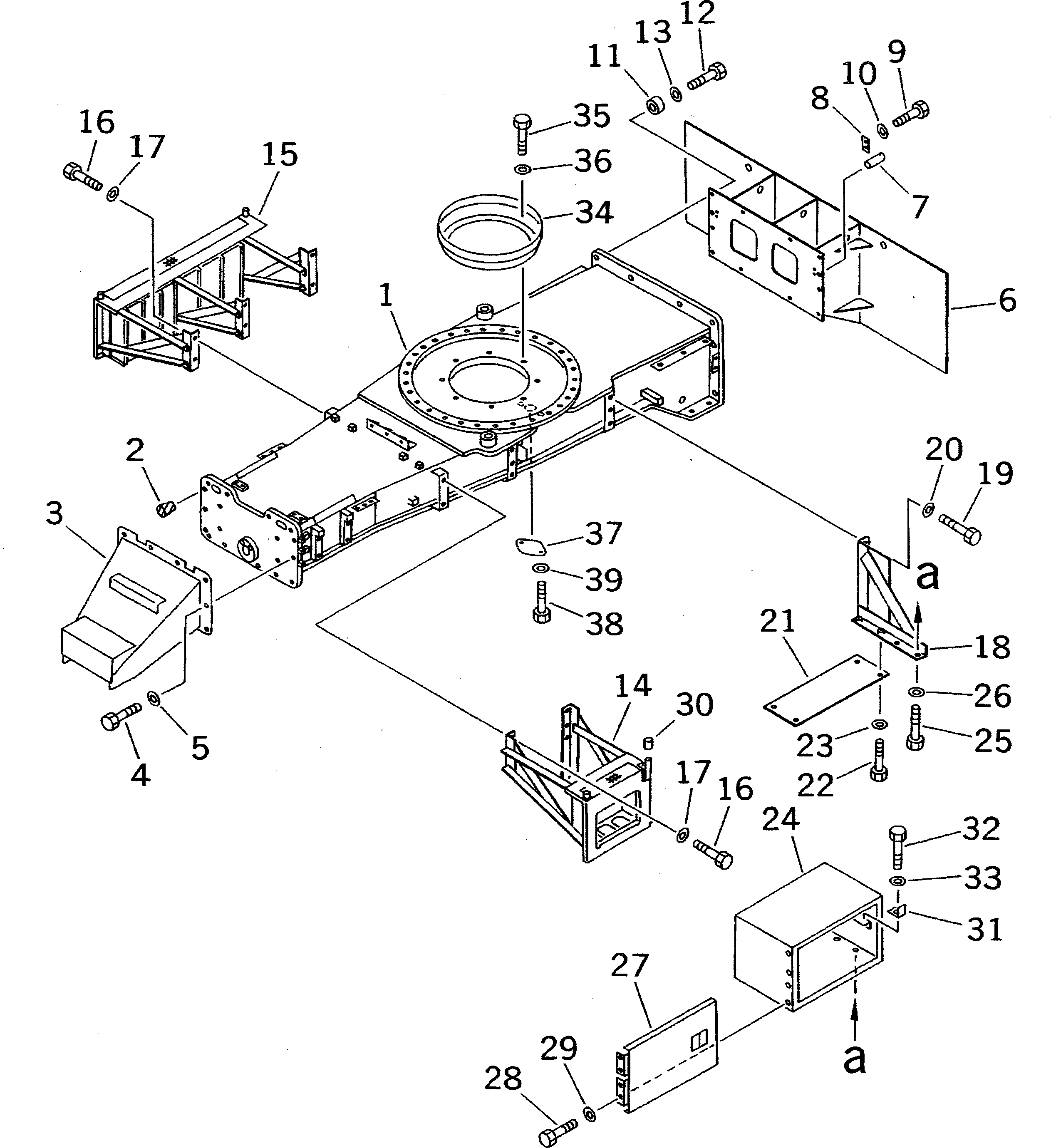 Крышка 20D-47-41820 Komatsu