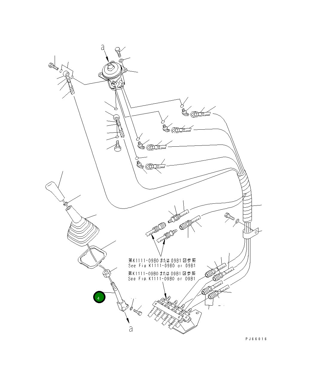 Рычаг 22L-43-18151 Komatsu