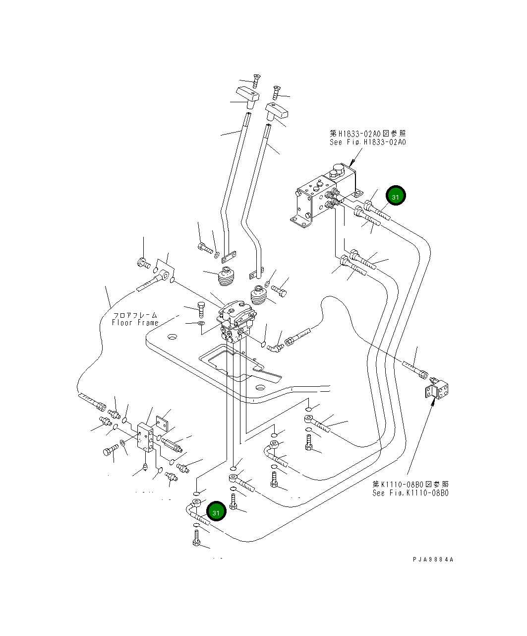 Пластина, 14 203-62-62410 Komatsu