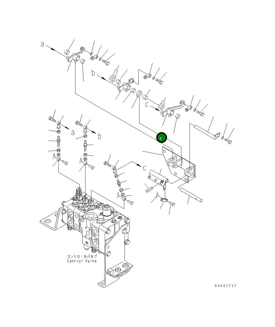 Рычаг 134-43-64120 Komatsu