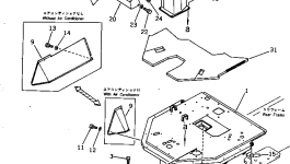 Крышка 419-54-12830  Komatsu